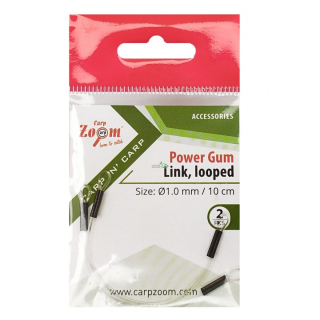 Оснащення фідерне Carp Zoom Power Gum Link Looped 1,0мм 10см (2шт/уп)